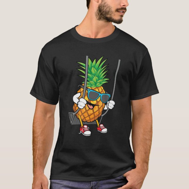 Camiseta Engraçado Swing Pineapple Lover Gift | Gancho (Frente)