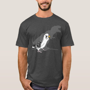 Camiseta Engraçado T-rex White Budget Birb memes Cute Parr