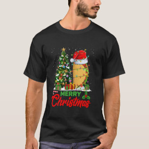 Camiseta Engraçado Taco Árvore de Natal Luz Comida Mexicana