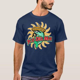 Camiseta Engraçado Taco del Mar Design
