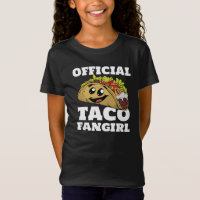 Engraçado Taco Fangirl Cartoon Comida mexicana