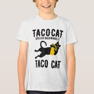 Camiseta Engraçado Taco Gato Garotas Cinco de Mayo Taco Ter