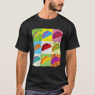 Camiseta Engraçado Taco T, Pop de Arte Taco, Taco Lover