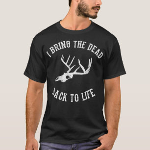 Camiseta Engraçado Taidermy Deer Skull