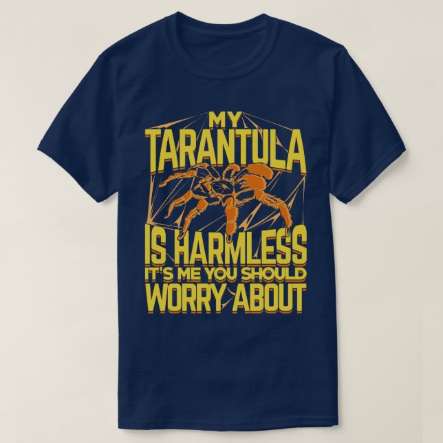 Camiseta Engraçado Tarantula Pet Animal Spider Presente (Frente do Design)