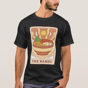Camiseta Engraçado Tarot Cartaz Ramen Fortune Teller Psicic