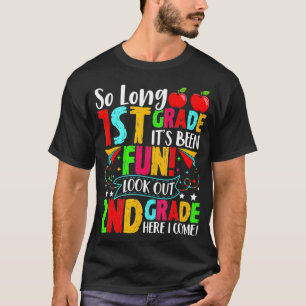 Camiseta Engraçado Tchau Tchau Primeiro Grau Cuidado segund