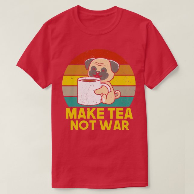 Camiseta Engraçado Tea Drinker Dizendo Motif 5 (Frente do Design)