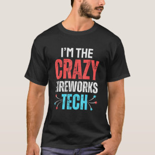 Camiseta Engraçado técnico de bombeiros para 4 de julho