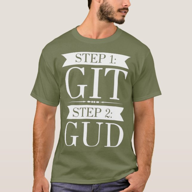 Camiseta Engraçado Tenha Um Bom Vídeo Gift Git Tee (Frente)