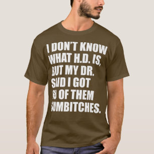 Camiseta Engraçado, tenho 80 sumbitches Premium.