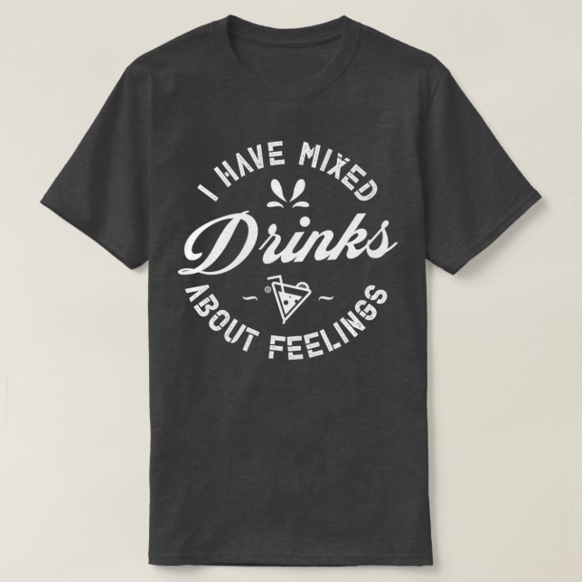 Camiseta Engraçado, tenho troça de sentimentos. (Frente do Design)