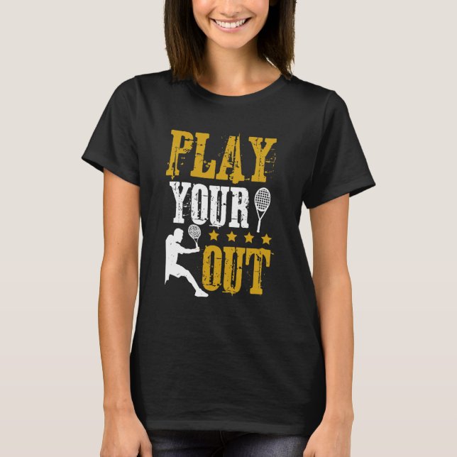 Camiseta Engraçado Tênis (Frente)