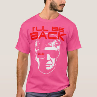 Camiseta Engraçado Terminador Parody - Trump Voltarei