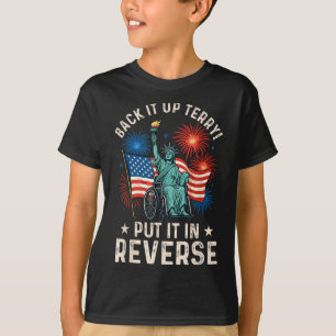 Camiseta Engraçado Terry Colocou-O No Inverso Fogo 4º