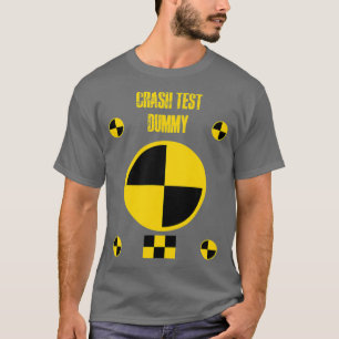 Camiseta Engraçado Teste de Acidente de Último Minuto de 