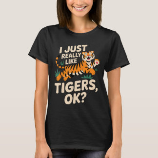 Camiseta Engraçado Tiger Art Para Homens Meninos Meninas An