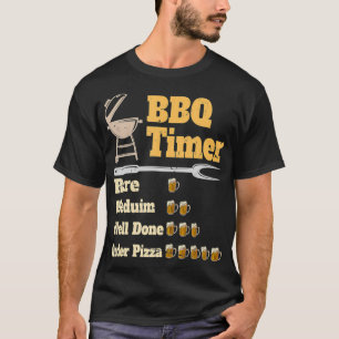 Camiseta Engraçado Timer Timer de CHURRASCO
