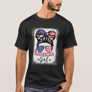 Camiseta Engraçado, toda garota americana explodiu em julh