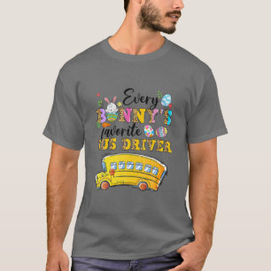 Camiseta Engraçado Todos os Ônibus favoritos de Bunny Fel