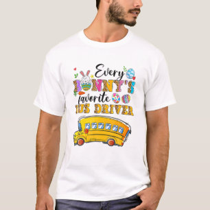 Camiseta Engraçado Todos os Ônibus favoritos de Bunny Fel