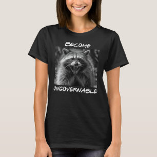 Camiseta Engraçado Torne-Se Um Lixo Racial Incontrolável Pa