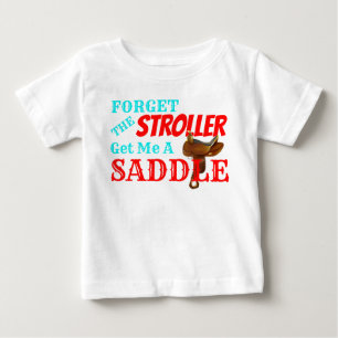 Camiseta Engraçado "Traz-me uma sela"