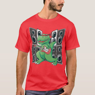 Camiseta Engraçado TRe com EGuitar Rock and Roll