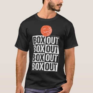 Camiseta Engraçado treinador de basquetebol T caixa de pres