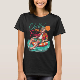 Camiseta Engraçado Tremor Refrigerindo Como Um Felon Verão 