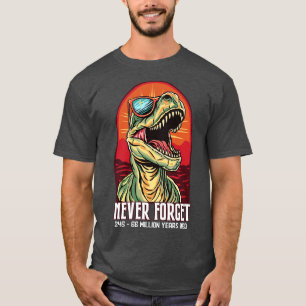 Camiseta Engraçado TRex Dinossauro Oferece Homens Mulheres 