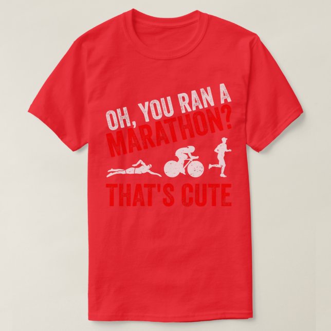 Camiseta Engraçado Triathlet Triathlet Triathlett Gift (Frente do Design)