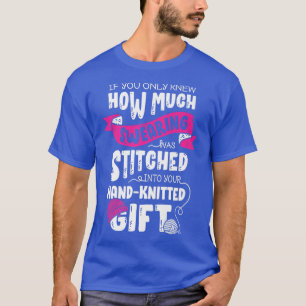 Camiseta Engraçado tricotar Design do Lover para uma vovó