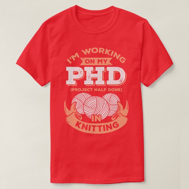 Camiseta Engraçado tricotar o Lover Hob (Frente do Design)