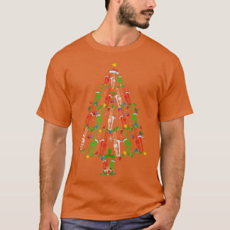 Camiseta Engraçado Trombone Lover Xmas Luz Trombone Christm