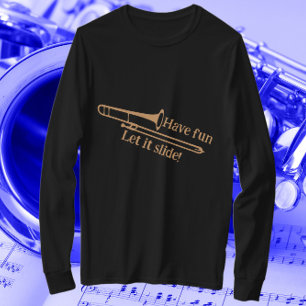 Camiseta Engraçado Trombone Músico Presente se divirta Deix