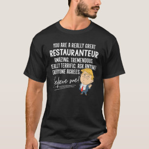 Camiseta Engraçado Trump 2020 Realmente Excelente - Restaur