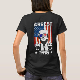 Camiseta Engraçado Trump 2024 Prende Esta Bandeira American