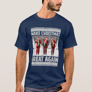 Camiseta Engraçado Trump Fazer Excelente De Natal Novamente