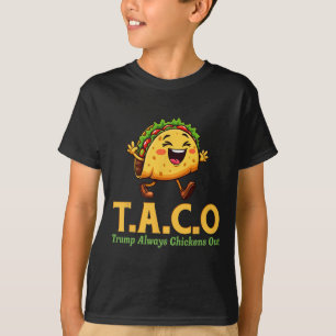 Camiseta Engraçado Trump Taco Trump Sempre Desiste 11