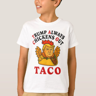 Camiseta Engraçado Trump Taco Trump Sempre se Apavora _19