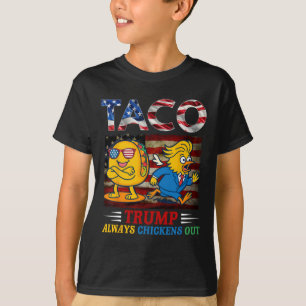 Camiseta Engraçado Trump Taco Trump Sempre se Apavora _24