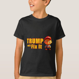 Camiseta Engraçado! Trump Vai Consertá-Lo, Sim Ele Vai Arra