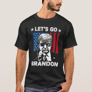 Camiseta Engraçado Trump Vamos Brandon Vamos Brandon Vamos