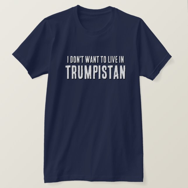 Camiseta Engraçado Trumpistan (Frente do Design)