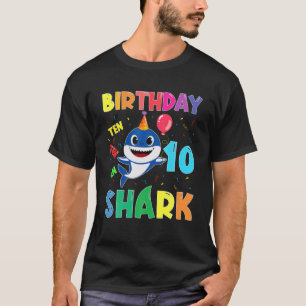 Camiseta Engraçado Tubarão Doo Doo Gif, 10 anos, 10 anos
