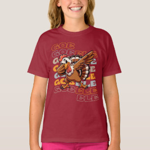 Camiseta Engraçado Turco de Ação de Graças