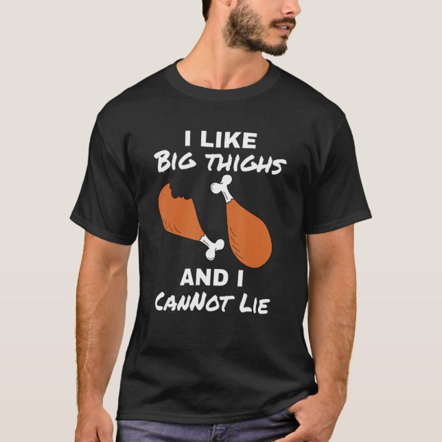 Camiseta Engraçado Turco Dia Pun Eu Gosto De Grandes Felici (Frente)