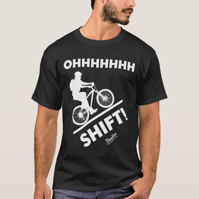 Camiseta Engraçado Turco Legal Ciclismo De Montanha Ciclist (Frente)