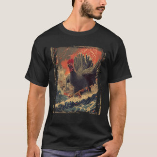 Camiseta Engraçado Turquia Gobblezilla Dia de Ação de Graça